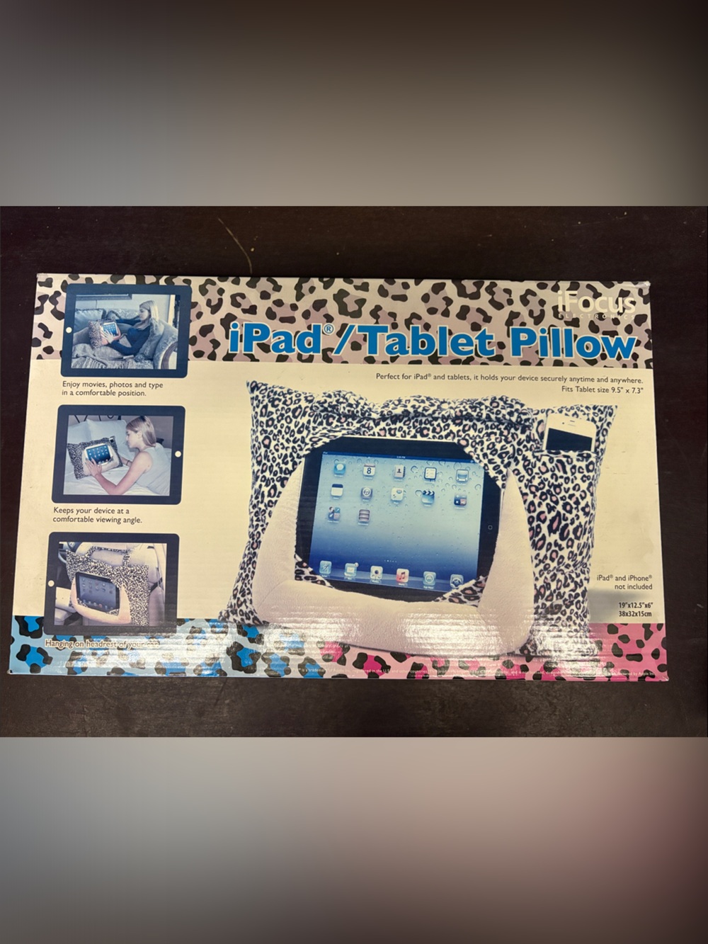 Leopard Print iPad/Tablet Pillow Stand